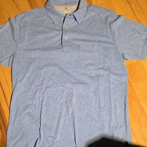 Relwen Sky Blue Polo Large